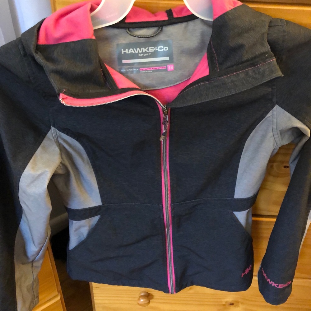 Girls Youth Medium Fall/Spring Jacket with Hood